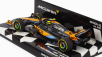 Minichamps Mclaren F1  Mcl60 Team Mclaren N 4 2nd Hungarian Gp 2023 Lando Norris 1:43 Bílá Oranžová Černá