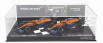 Minichamps Mclaren F1 Set dvou modelů 1:43, oranžovomodrá