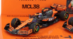 Minichamps Mclaren Set 2x F1  Mcl38 Team Mclaren N 81 Winner Hungarian Gp 2024 Oscar Piastri + N 4 2nd Hungarian Gp 2024 Lando Norris 1:43 Oranžová Černá