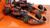 Minichamps Mclaren Set 2x F1  Mcl38 Team Mclaren N 81 Winner Hungarian Gp 2024 Oscar Piastri + N 4 2nd Hungarian Gp 2024 Lando Norris 1:43 Oranžová Černá