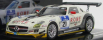 Minichamps Mercedes benz Sls Amg Gt3 N 21 24h Nurburgring 2012 1:43, bílá