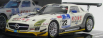 Minichamps Mercedes benz Sls Amg Gt3 N 22 24h Nurburgring 2012 1:43, bílá