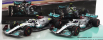Minichamps Mercedes gp F1 Set dvou modelů 1:43, stříbrná