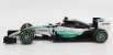 Minichamps Mercedes gp F1  W06 Amg Petronas N 44 World Champion Season 2015 Lewis Hamilton 1:18 Stříbrná Zelená