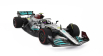 Minichamps Mercedes gp F1 W13e Team Mercedes-amg Petronas F1 N 44 2nd Brazilian Gp 2022 Lewis Hamilton 1:18 Stříbrná Zelená