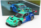 Minichamps Porsche 911 991 Gt3 R Falken Motorsports N 44 1:18, zelenomodrá
