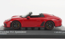 Minichamps Porsche 911 991 Speedster Cabriolet 2019 1:43 Dark Red Met