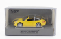 Minichamps Porsche 911 991 Targa Cabriolet Open 2014 1:87 Žlutá