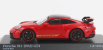 Minichamps Porsche 911 992 Gt3 Coupe 2021 1:64 Červená Černá