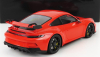 Minichamps Porsche 911 992 Gt3 Coupe 2021 - Black Wheels 1:18 Orange