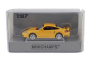 Minichamps Porsche 911 996 Turbo Coupe 2000 1:87 Žlutá