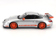 Minichamps Porsche 911 997 Gt3 Rs Coupe 2007 1:18 Silver Red