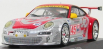 Minichamps Porsche 911 Gt3rsr N 45 12h Sebring 2007 1:43, stříbrnočervená