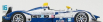Minichamps Porsche Rs Spider N 16 Dyson Racing 12h Sebring 2007 1:43, bílomodrá