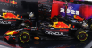 Minichamps Red bull Set 2x F1  Rb19 Team Oracle Red Bull Racing N 1 World Champion 2nd Sprint Race + Winner Qatar Gp 2023 Max Verstappen 1:43 Matt Blue