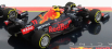 Minichamps Red bull Set F1  2x F1  Rb16b Honda Ra620h Team Red Bull Racing N 33 Max Verstappen 2021 World Champion + N 11 2021 Sergio Perez 1:43 Matná Modrá Žlutá Červená