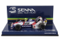 Minichamps Toleman F1  Tg183b Hart N 19 Brazilian Gp Dirty Version 1984 Ayrton Senna 1:43 Bílá Modrá Červená