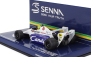 Minichamps Toleman F1  Tg184 Hart Turbo N 19 2nd Monaco Gp Dirty Version 1984 Ayrton Senna 1:43 Bílá Modrá
