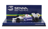 Minichamps Toleman F1  Tg184 Hart Turbo N 19 2nd Monaco Gp Dirty Version 1984 Ayrton Senna 1:43 Bílá Modrá