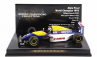Minichamps Williams F1  Renault Fw15 N 2 World Champion Dirty Version Season 1993 Alain Prost 1:43 Modrá Žlutá Modrá