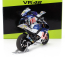 Minichamps Yamaha Yzr-m1 Team Fiat World Champion N 46 Motogp Season Dirty Version 2009 Valentino Rossi 1:12 Modrá Bílá