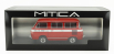 Mitica-diecast Fiat Fiat 850 Familiare Vigili Del Fuoco 1970 – Interno Brown 1:18 Red