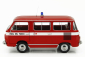 Mitica-diecast Fiat Fiat 850 Familiare Vigili Del Fuoco 1970 – Interno Brown 1:18 Red