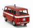 Mitica-diecast Fiat Fiat 850 Familiare Vigili Del Fuoco 1970 – Interno Brown 1:18 Red