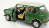 Mitica-diecast Innocenti Mini Cooper Mk1 1966 1:18 Zelená Ivory