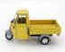 Mitica-diecast Piaggio Ape P501 Open 1979 - Con Vetrina - With Showcase 1:18 Giallo Texas