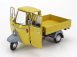 Mitica-diecast Piaggio Ape P501 Open 1979 - Con Vetrina - With Showcase 1:18 Giallo Texas