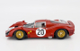 Mitica-r Ferrari 330 P3 4.0l V12 Coupe Ch.0848 Team Ferrari Sefac N 20 24h Le Mans 1966 Ludovico Scarfiotti - Mike Parkes 1:18 Red