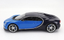 Mondomotors Bugatti Chiron 2016 1:14 Modrá Černá