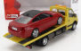 Mondomotors Iveco fiat Daily Assistance Carro Attrezzi - Tow Truck Road Service 2009 With Bmw 4-series M4 Coupe (g82) 2020 1:43 Žlutá Červená