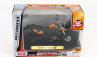 Motor-max BMW F800 Gs 2010 1:18 Černá Oranžová
