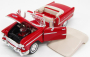 Motor-max Chevrolet Bel Air Cabriolet Closed 1955 1:18 Červený Krém