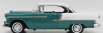 Motor-max Chevrolet Bel Air Cabriolet Closed 1955 1:18 Zelená S Bílou