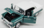Motor-max Chevrolet Bel Air Cabriolet Closed 1955 1:18 Zelená S Bílou