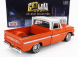 Motor-max Chevrolet Chevy C-10 Fleetside Pick-up Custom 1966 1:24 Oranžová S Bílou