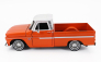Motor-max Chevrolet Chevy C-10 Fleetside Pick-up Custom 1966 1:24 Oranžová S Bílou