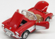 Motor-max Chevrolet Corvette Cabriolet 1959 1:24 Červená Bílá