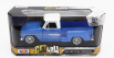 Motor-max GMC C1000 Fenderside Pick-up 1966 1:24 Modrá Bílá