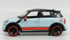 Motor-max Mini Cooper S Countryman Gulf 2010 1:24 Světle Modrá Oranžová