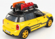 Motor-max Mini Cooper S Countryman With Roof Rack 2011 1:24 Žlutá Černá