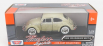 Motor-max Volkswagen Beetle Maggiolino 1966 1:24 Beige