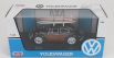 Motor-max Volkswagen Beetle With Surfboard 1968 1:24 Černé Dřevo