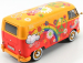 Motor-max Volkswagen T1 Type 2 Van Flower Prower 1962 1:24 Oranžová Červená