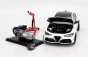 Motorhelix Alfa romeo Giulia Gta 2021 With Engine And Accessories - Full Openings 1:18 Bianco Trofeo White Met