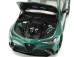 Motorhelix Alfa romeo Giulia Gtam With Engine And Accessories 2021 1:18 M O N T R E A L Green Met