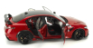 Motorhelix Alfa romeo Giulia Gtam With Engine And Accessories 2021 1:18 Red Met